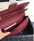 Сумка Classic Flap Bag Caviar Medium Bordeaux